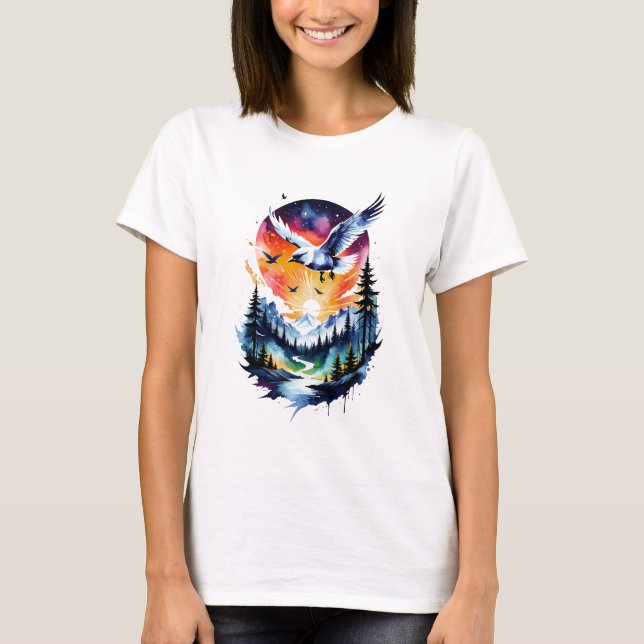 Wasserfarbenfreiheit T-Shirt (Vorderseite)
