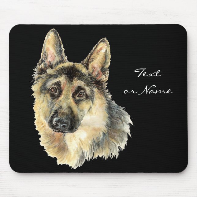 Wasserfarbenfroh Mousepad (Vorne)