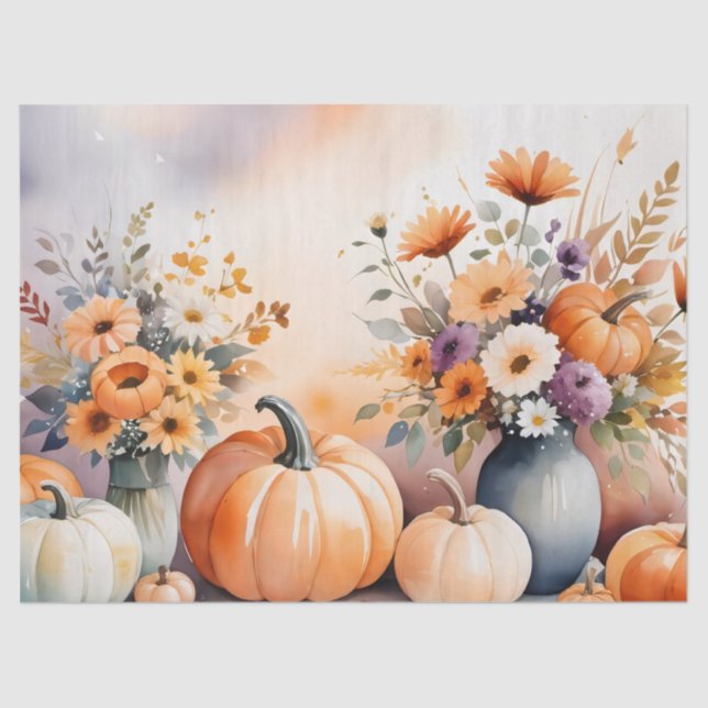 Wasserfarbenfrohe Niederlage Seidenpapier (Vorderseite)