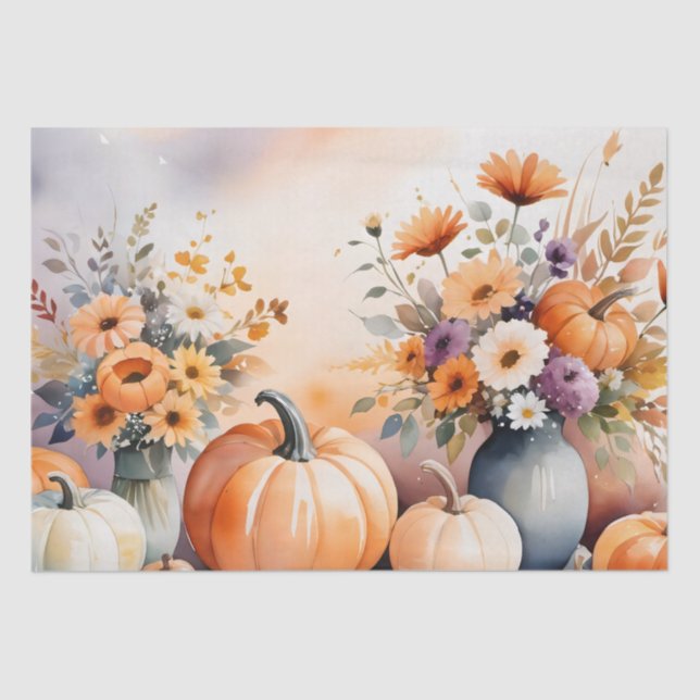 Wasserfarbenfrohe Niederlage Seidenpapier (Vorderseite)