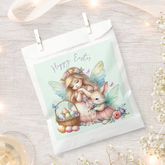 Wasserfarbenfrohe Osterfrühlingszucht Geschenktütchen (Ausgeschnitten)