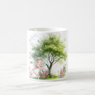 Wasserfarbenfrohe Osterfrühlingszucht Kaffeetasse