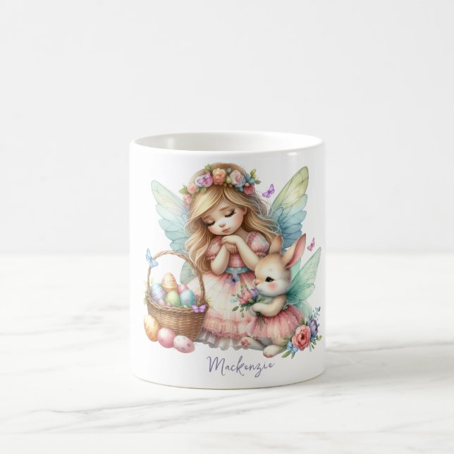 Wasserfarbenfrohe Osterfrühlingszucht Kaffeetasse (Mittel)