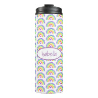 Wasserfarbenfrohe Regenbogen und Personalisierte H