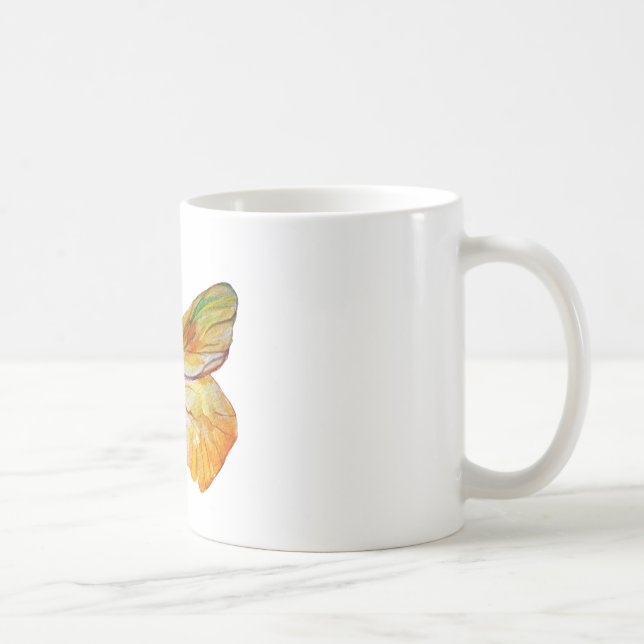 Wasserfarbenfrohe Schmetterlinge Kunst - Klassisch Tasse (Rechts)