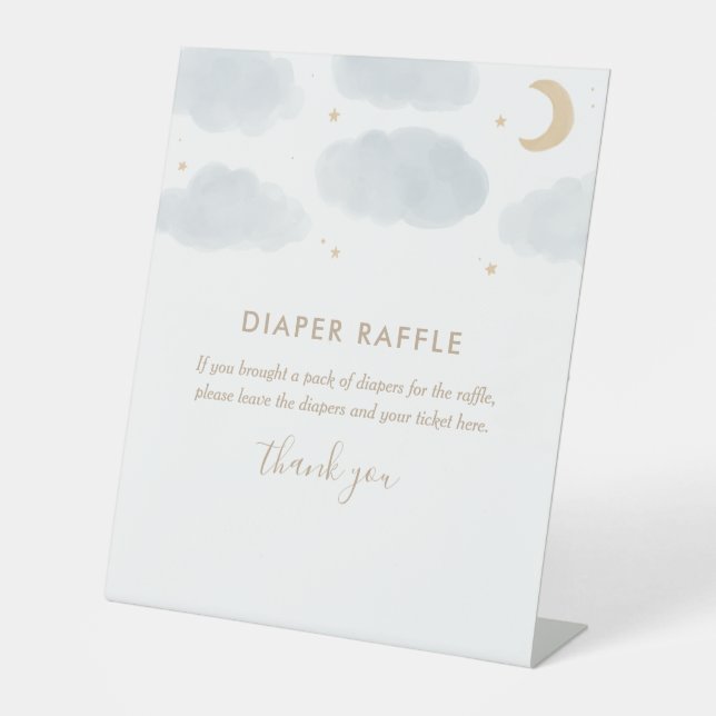 Wasserfarbenfrohe Sterne Kinderdusche Windelwanne  Sockelschild (Vorderseite)