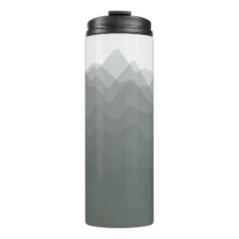 Wasserfarbengebirge Forest Thermal Tumbler Thermosbecher
