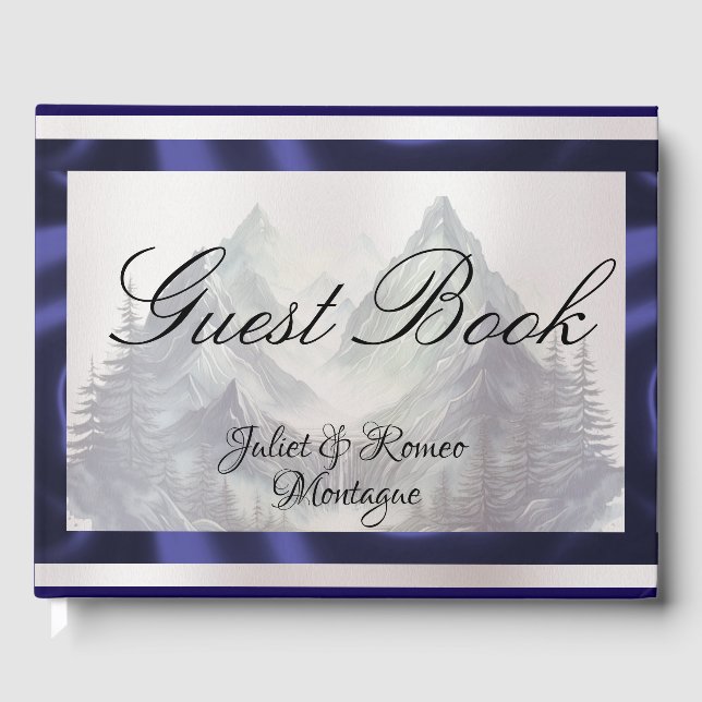 Wasserfarbengebirge Gästebuch (Vorderseite)