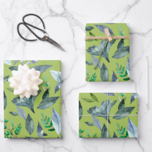 Wasserfarbengefallene Blätter 6