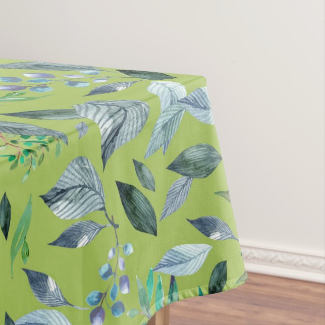 Wasserfarbengefallene Blätter 6 Tischdecke (Beispiel)