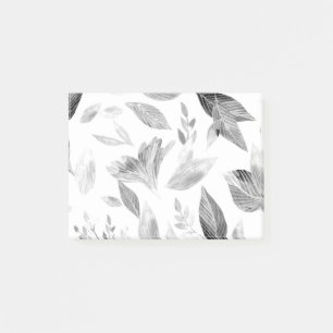 Wasserfarbengefallene Blätter 8 Post-it Klebezettel