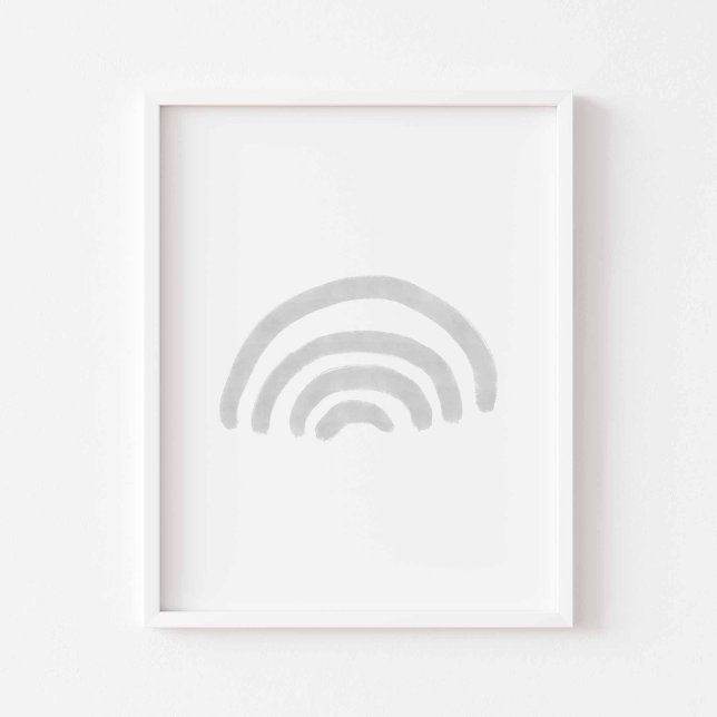 Wasserfarbengeflecht-Minimalistisches Regenbogenpo Poster (Von Creator hochgeladen)