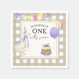 Wasserfarbengel 1. Geburtstag Serviette
