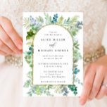 Wasserfarbengewächse und Foliage Einladung<br><div class="desc">Diese schöne Einladung zeigt ein Aquarelldesign und Ihren Text. Passen Sie den Text im Vorlagenformular an. Wählen Sie die Option,  um weitere Anpassungen vorzunehmen,  um Textstile und Hintergrundfarben zu ändern.</div>