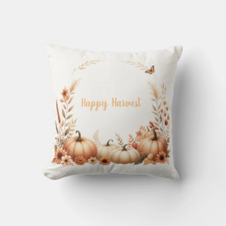 Wasserfarbenhappy Harvest Kissen