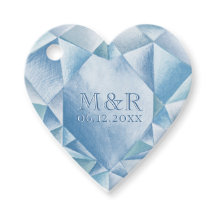 Wasserfarbenherz Diamond 60. Ehejubiläum