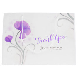 Wasserfarbenhochzeit Dank personalisierter Geschen Große Geschenktüte