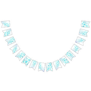 Wasserfarbenhochzeit Wimpelkette