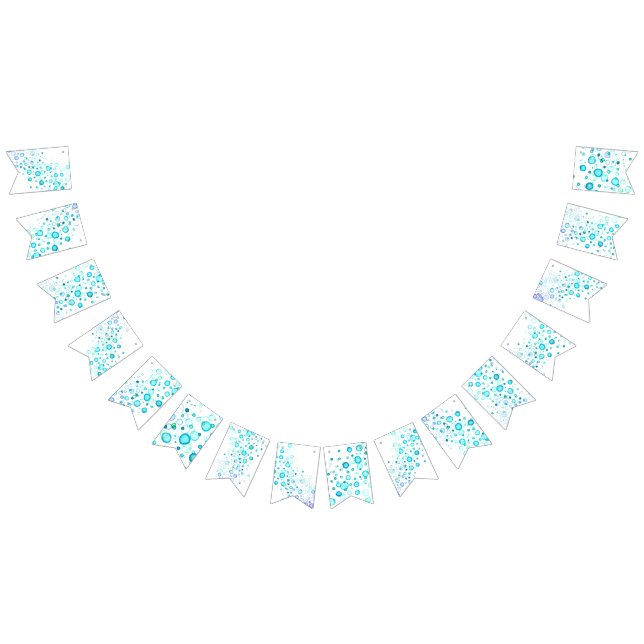 Wasserfarbenhochzeit Wimpelkette (Alle)