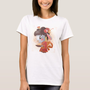 Wasserfarbenjahr des Kaninchens, Geisha T-Shirt