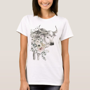 Wasserfarbenjahr des Ochsen   Chinesisches Neujahr T-Shirt