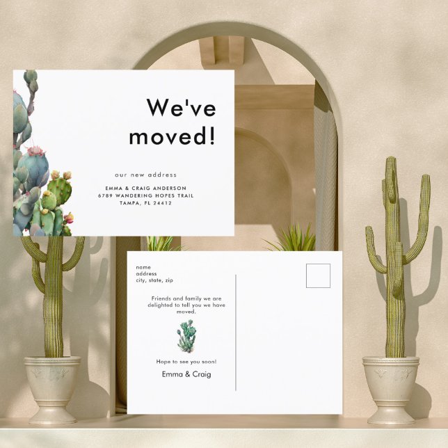 Wasserfarbenkaktus, die wir verschoben haben postkarte (Von Creator hochgeladen)