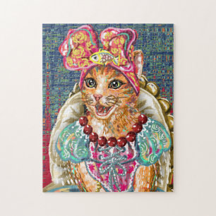 Wasserfarbenkatze Jigsaw Puzzle