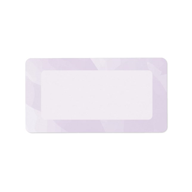 Wasserfarbenkennzeichnung, Lavendel Adressaufkleber (Vorne)