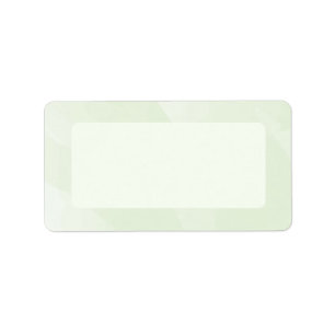 Wasserfarbenkennzeichnung, Minzgrün Adressaufkleber