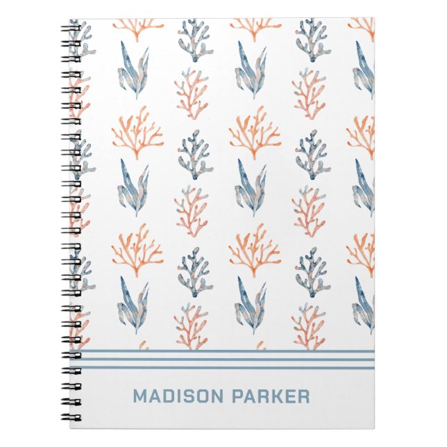 Wasserfarbenkorallen Notizblock (Vorderseite)