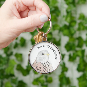 Wasserfarbenköstchen Ich bin Birdwatcher Schlüsselanhänger