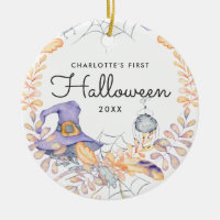 Wasserfarbenkranz | Das erste Halloween des Kindes