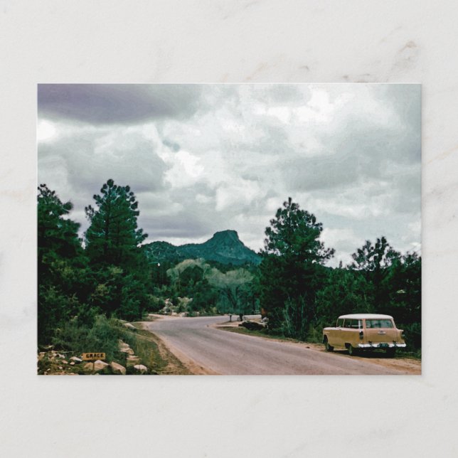 Wasserfarbenkunst der 1950er Jahre - Prescott Ariz Postkarte