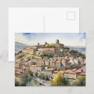 Wasserfarbenkunst Tiflis Postkarte