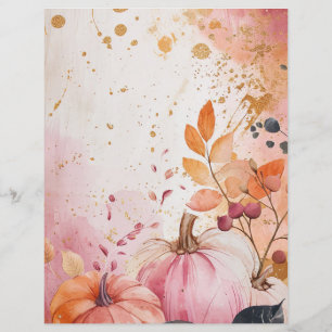 Wasserfarbenkürbellapier