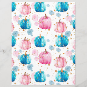 Wasserfarbenkürbellapier