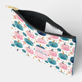 Wasserfarbenkürbis Fallmuster Zubehörtasche