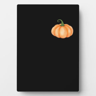 Wasserfarbenkürbis - Herbst- und Halloween-Design Fotoplatte