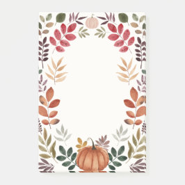 Wasserfarbenkürbis Post-it Klebezettel