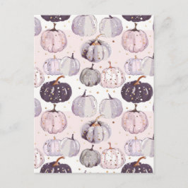 Wasserfarbenkürbis Postkarte