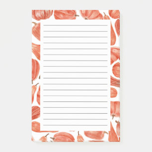 Wasserfarbenkürzen fallen Thema Post-it-Notizen Post-it Klebezettel