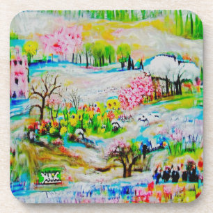 Wasserfarbenlandschaft 2 getränkeuntersetzer