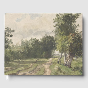 Wasserfarbenlandschaft des Weges - Konstanter Troy Gästebuch
