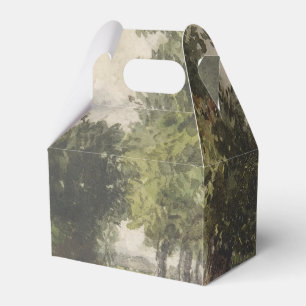 Wasserfarbenlandschaft des Weges - Konstanter Troy Geschenkschachtel