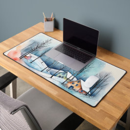 Wasserfarbenlandschaft Schreibtischunterlage