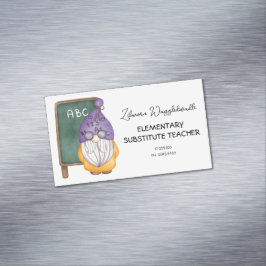 Wasserfarbenlehrer Magnetische Visitenkarte