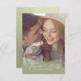 Wasserfarbenleuchte Vielen Dank, dass Sie Grün ID7 Dankeskarte