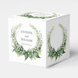 Wasserfarbenlilie der Hochzeitsfeier von Valley Br Geschenkschachtel