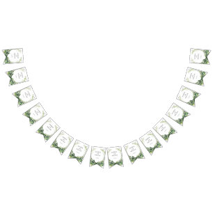 Wasserfarbenlilie der Hochzeitsfeier von Valley Br Wimpelkette