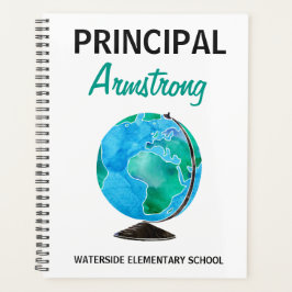 Wasserfarbenlobe Personalisiert Planer